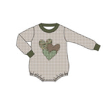 Preorder 10.01 MOQ 5 pcs LR2662 Hunting Camo Love Baby Boys Romper