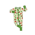 Preorder 10.01 MOQ 5 pcs LR2670 Christmas Gift Baby Sleepers Romper