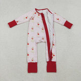 LR2681 Valentine's Day Dog Love Baby Sleepers Footie Romper