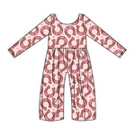 Preorder 10.03 MOQ 5 pcs LR2684 Valentine's Day Love Pink Girl's Jumpsuit