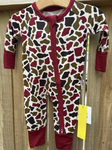 Preorder 10.08 MOQ 5 pcs LR2693 Hunting Camo Red Baby Sleepers Romper