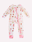 Preorder 10.21 MOQ 5 pcs LR2750 Valentine's Day Love Flower Baby Sleepers Romper