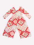 Preorder 10.21 MOQ 5 pcs LR2751 Valentine's Day Love Flower Girl's Jumpsuit