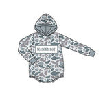 Preorder 11.04 MOQ 5 pcs LR2794 MAMA'S BOY Camo Hoodie Baby Boys Romper