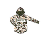 Preorder 11.04 MOQ 5 pcs LR2797 MAMA'S BOY Dog Camo Hoodie Baby Boys Romper