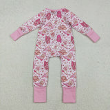 Western Boots Hat Pink Kids Girls Matching Clothing