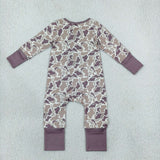 LR2948 Hunting Camo Baby Sleepers Romper