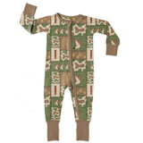 Preorder Samples LR2949 Hunting Mallard Ducks Camo Baby Sleepers Romper