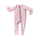 Preorder Samples LR2960 Valentine's Day Donuts Baby Sleepers Romper