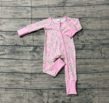 Preorder Samples LR2960 Valentine's Day Donuts Baby Sleepers Romper