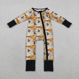 LR2986 Mallard Ducks Baby Sleepers Footie Romper