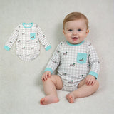 LR3000 Embroidery Mallard Baby Bubble Romper