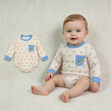 LR3002 Embroidery Mallard Baby Bubble Romper