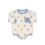 Preorder MOQ 5 pcs Each Style Hunting Dog Fish Mallard Ducks Baby Bubble Romper
