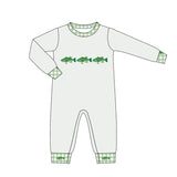Preorder MOQ 5 pcs Each Style Hunting Dog Fish Mallard Ducks Baby Boys Romper