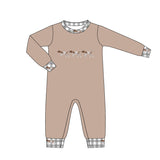 Preorder MOQ 5 pcs Each Style Hunting Dog Fish Mallard Ducks Baby Boys Romper