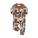 Preorder MOQ 5 pcs Each Style Western Howdy Baby Boys Romper
