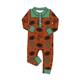 Preorder MOQ 5 pcs Each Style Western Howdy Baby Boys Romper