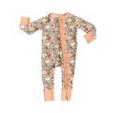 Preorder MOQ 5 pcs Each Style Flower Floral Baby Sleepers Romper