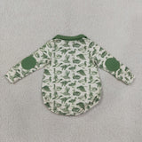 LR3050 Mallard Ducks Zipper Baby Boys Romper