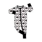 Preorder MOQ 5 pcs Each Style Pumpkin Bows Flower Baby Sleepers Romper