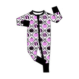 Preorder MOQ 5 pcs Each Style Pumpkin Bows Flower Baby Sleepers Romper