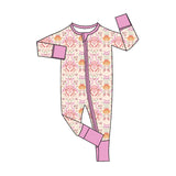 Preorder MOQ 5 pcs Each Style Halloween Ghost Bows Baby Sleepers Romper
