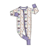 Preorder MOQ 5 pcs Each Style Halloween Ghost Bows Baby Sleepers Romper