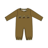 Preorder MOQ 5 pcs Each Style Thanksgiving Day Turkey Camo Baby Boys Romper