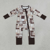 LR3118 Hunting Camo Dog Baby Sleepers Romper