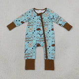 Western Little Cowboy Boys Pajamas Kids Matching Clothes