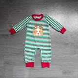 Preorder Samples Embroidery Christmas Elk Kids Boys Matching Clothes