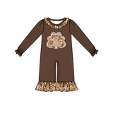 Preorder MOQ 5 pcs Each Style Thanksgiving Day Turkey Kids Matching Clothes