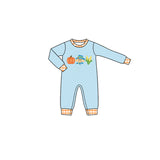 Preorder MOQ 5 pcs Each Style Fall Pumpkin Scarecrow Kids Matching Clothes