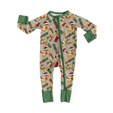 Preorder MOQ 5 pcs Each Style Christmas Baby Footie Sleepers Romper