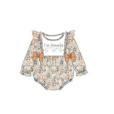 Preorder MOQ 5 pcs Each Style I'm Literally Bows Flower Kids Matching Clothes