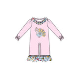 Preorder MOQ 5 pcs Each Style Thanksgiving Day Turkey Kids Matching Clothes