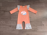 Preorder Samples Each Style Embroidery Fall Pumpkin Mouse High heel Kids Matching Clothes-real pic 2026.8.24