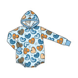 Preorder MOQ 5 pcs Each Style Love Rocks Blue Color Kids Matching Clothes