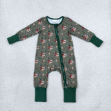 LR3232 Hunting Mallard Ducks Baby Footie Sleepers Romper