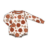 Preorder MOQ 5 pcs Each Style Fall Pumpkin Football Kids Matching Clothes