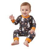 Halloween Pumpkin Bats Candy Kids Matching Clothes