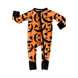 Preorder MOQ 5 pcs Each Style Halloween Pumpkin Kids Matching Clothes