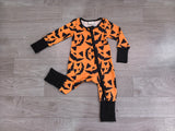 Preorder Samples Each Style Halloween Pumpkin Kids Matching Clothes-2026.8.24