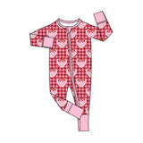 Preorder MOQ 5 pcs Each Style Valentine's Day Love Bows Feather Kids Matching Clothes