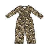 Preorder MOQ 5 pcs Each Style Valentine's Day Love Leoaprd Kids Matching Clothes