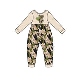 Preorder MOQ 5 pcs Each Style Valentine's Day Love Camo Kids Matching Clothes