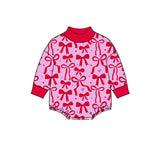 Preorder MOQ 5 pcs Each Style Valentine's Day Love Bows Baby Girls Romper