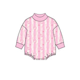 Preorder MOQ 5 pcs Each Style Valentine's Day Love Bows Baby Girls Romper