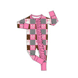 Preorder MOQ 5 pcs Each Style Christmas Santa Leopard Mommy and Me Matching Clothes